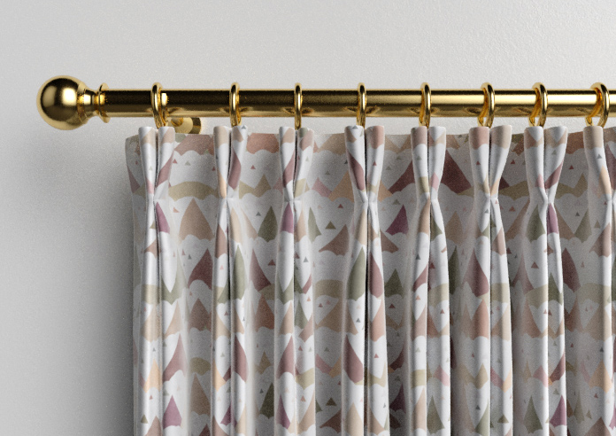 Cloudy Peaks, Rosey Hues - Made to Measure Curtains - Image 10